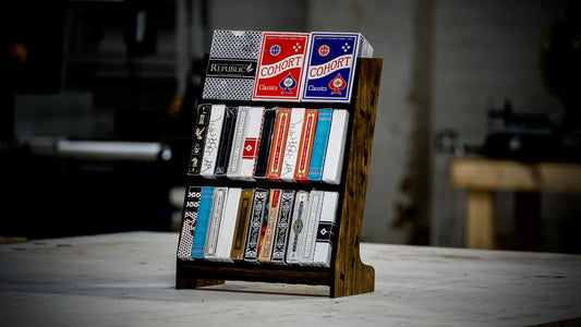 Wooden Playing Card Display (Seconds)
